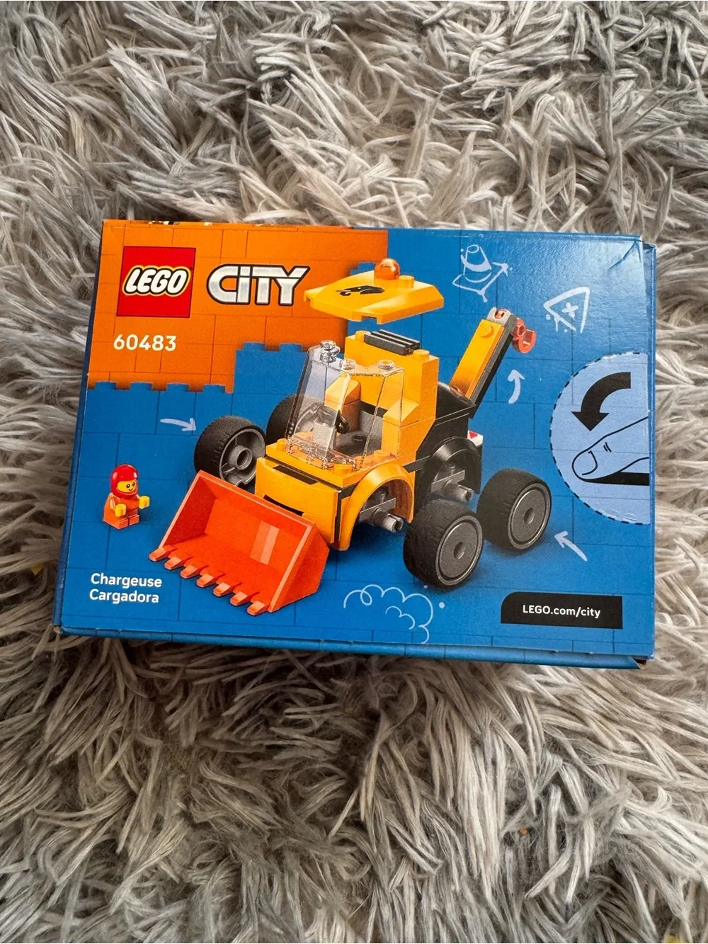 Lego City Orange Loader Building Set 60483